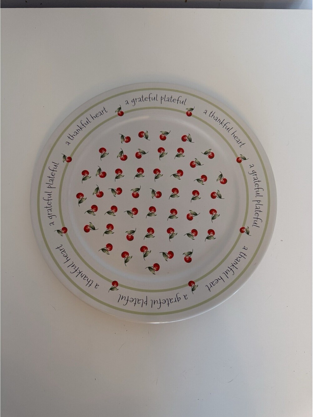 VTG Hallmark “A Thankful Heart/A Grateful Plateful” Serving Platter 12” EUC
